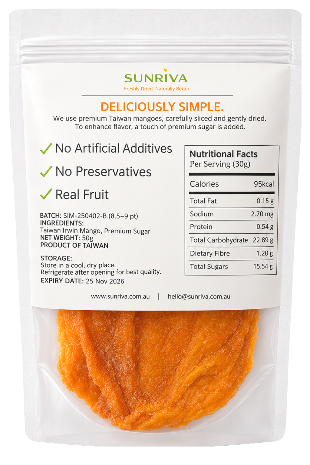 Fresh Dried Mango