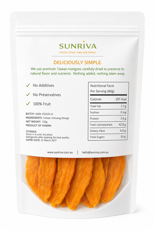 No Added Sugar Dried Mango